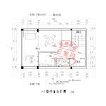 保利湖心岛335㎡别墅新中式风格效果图