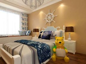 2020地中海卧室装修图 2020黄色靓丽儿童卧室装修图片