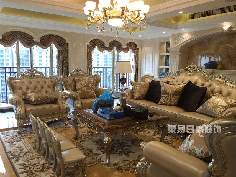 中海千燈湖一號歐式古典風(fēng)283㎡裝修效果圖