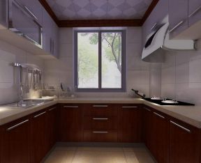 厨房设计中式 厨房不锈钢置物架图片