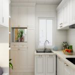 2023北欧小清新开放式小户型厨房装修效果图