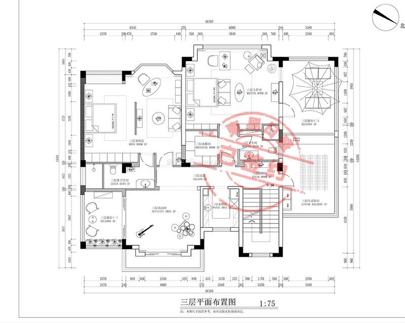 五邑碧桂園680㎡現(xiàn)代風格獨棟別墅裝修效果圖