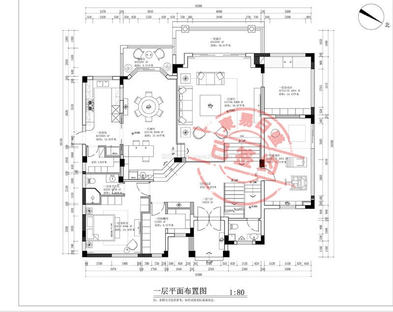 五邑碧桂園680㎡現(xiàn)代風格獨棟別墅裝修效果圖