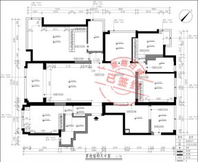 保利東湖林語230平米混搭風格裝修案例