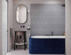 精品小户型卫生间浴缸装修设计图片欣赏