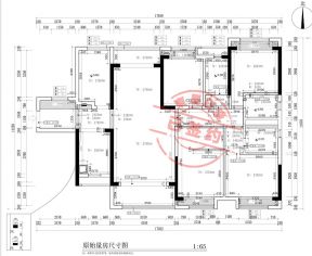保利翡翠公馆160㎡新中式高层装修效果图
