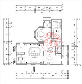 中关村航天社区现代简约180平米效果图