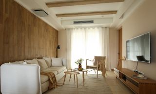日式室内白色沙发装饰设计