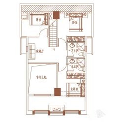 B户型， 商办， 建筑面积约95.64平米二楼.webp