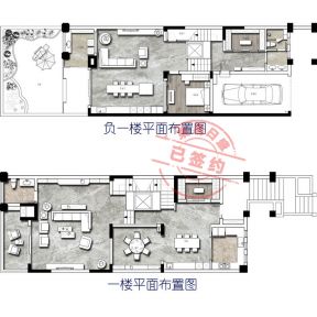 歐香小鎮(zhèn)510㎡別墅現(xiàn)代北歐風(fēng)格效果圖