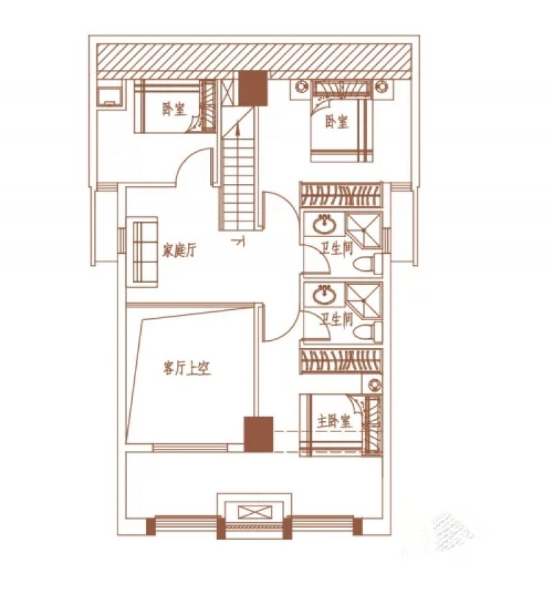 B户型， 商办， 建筑面积约95.64平米二楼.webp