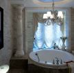 2023高档欧式浴室窗帘装修效果图片