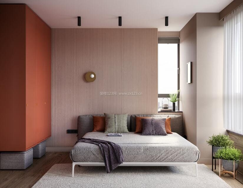 小公寓样板房主卧室颜色搭配效果图赏析