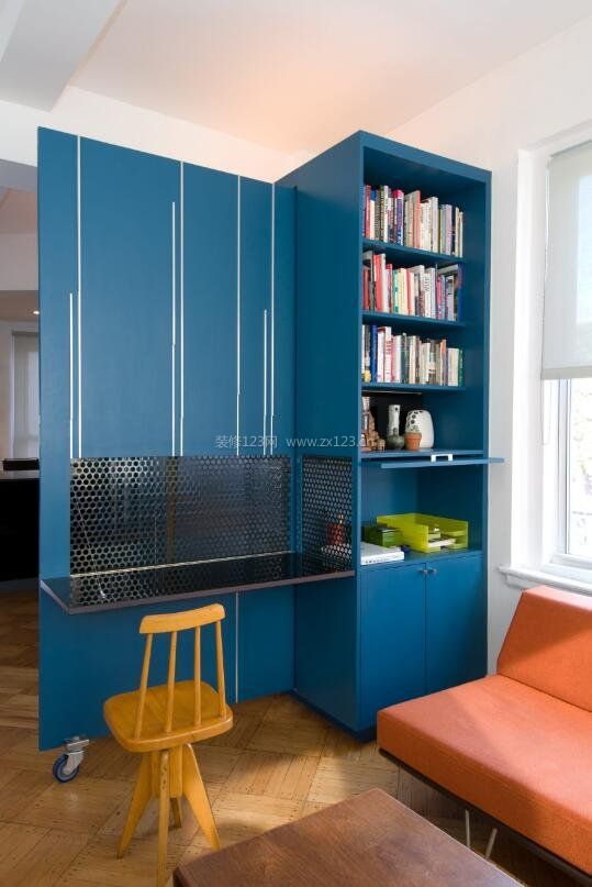 小公寓样板房简易书桌设计效果图