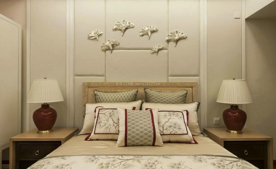 现代中式混搭风格家装卧室设计图片