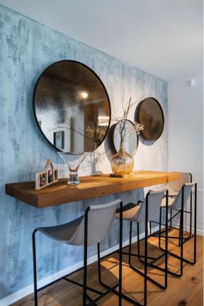 小公寓样板房休闲区镜子装饰设计