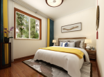 2023典雅新中式风格卧室家具装修图片
