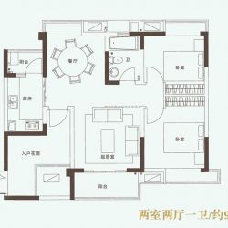 恒基誉珑湖滨户型图