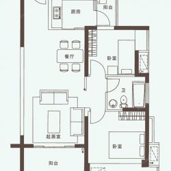 恒基誉珑湖滨户型图