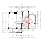 2023三居平面戶型設(shè)計圖