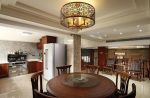 新中式古典餐厅灯具造型装修设计效果图