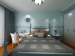 现代地中海风格家居卧室装修效果图片