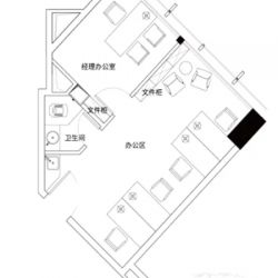 H户型， 商办， 建筑面积约58.00平米0.webp