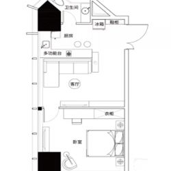 I户型， 商办， 建筑面积约78.00平米.webp