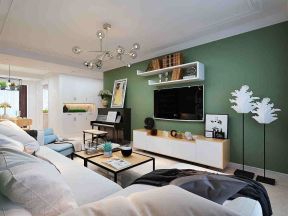 2020北欧风格客厅整体装修效果图 2020北欧风格客厅沙发装饰图片