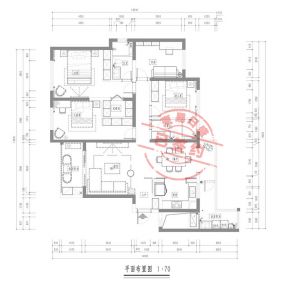 2023四居平面圖設計裝修效果圖片