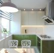 小户型家装厨房橱柜绿色效果图