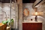 新中式卫生间浴室柜实木设计图片