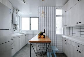 北欧厨房 2020北欧厨房装修效果图片 厨房马赛克墙砖贴图