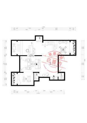 中航兩河流域505別墅新古典風格效果圖