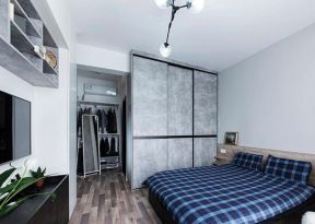  北欧公寓装修效果图 2020北欧卧室背景墙效果图