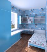 蓝色5平方儿童房装修设计效果图