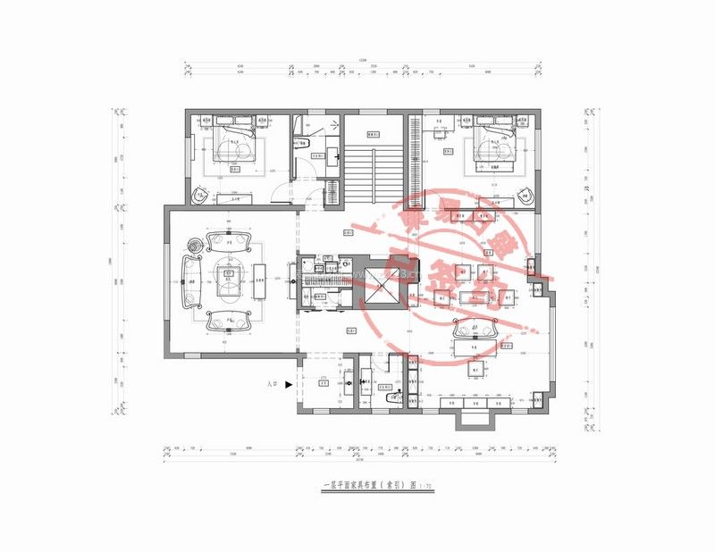 潤澤御府簡歐風格800平米別墅裝修效果圖