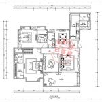 南苑A区180㎡四居室美式风格装修效果图