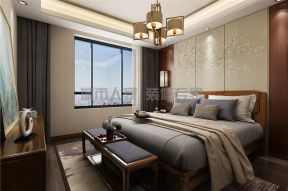 2023典雅新中式风格卧室窗户装修设计效果图