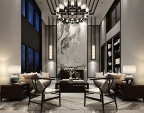 新中式风格客厅设计 2020新中式风格客厅家装图