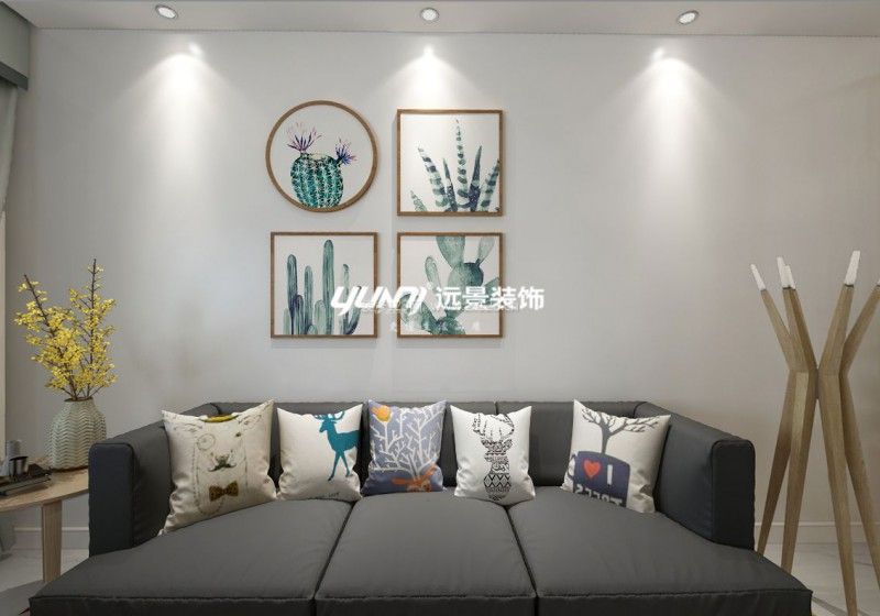  现代沙发背景图 现代背景墙装修风格