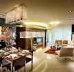北京小别墅客餐厅水晶灯装饰设计图片
