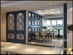 同景国际平层180㎡四居室餐厅装修效果图