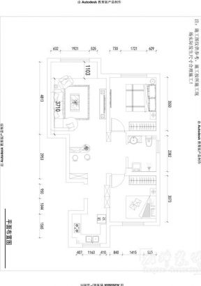 CAD平面布置图