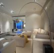 怡海星城112㎡三居室现代简约风格装修客厅效果图
