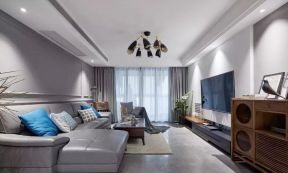 客厅沙发摆放图片 2020大方质感现代简约客厅装修效果图 