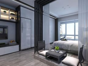 景泰名苑混搭158平米平层卧室装修设计案例