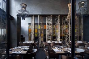 2023高档西餐厅创意吊灯设计效果图片欣赏
