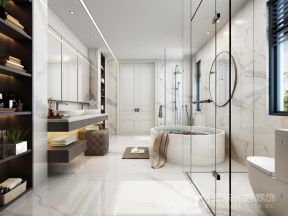 上海别墅860平米现代风格卫浴间装修