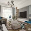 2023韩式风格客厅沙发装修效果图片